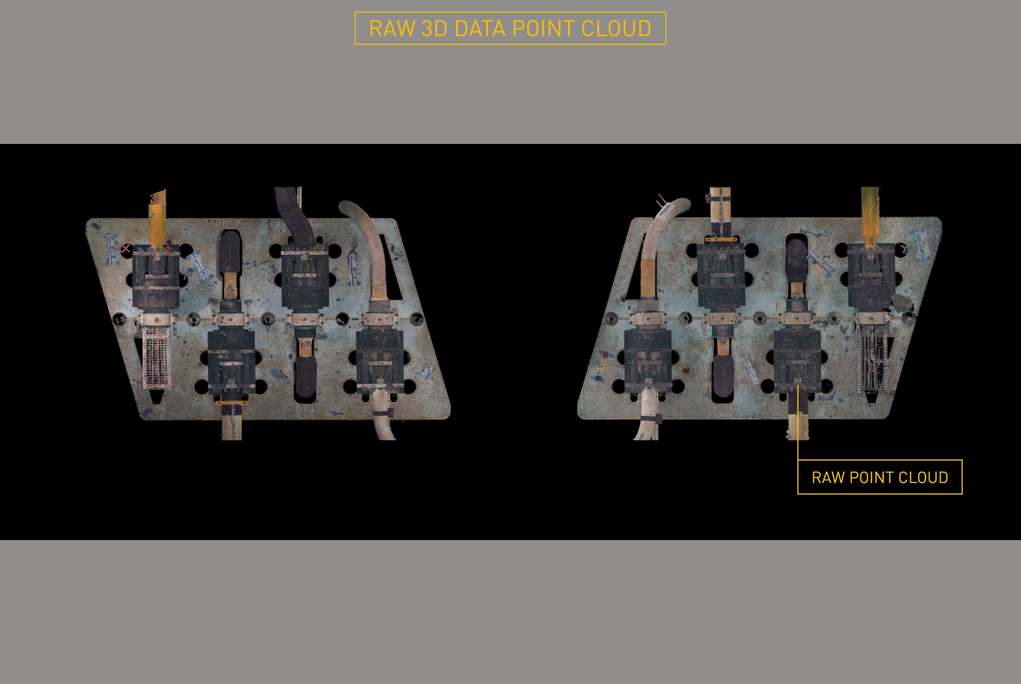 Photogrammetry Raw 3D Data Point Cloud