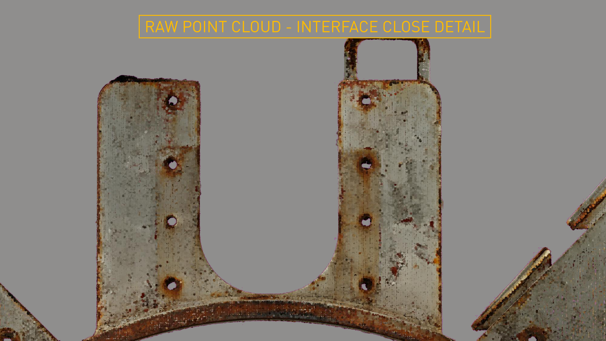PhotogrammetryRaw Point Cloud - Interface Close Detail