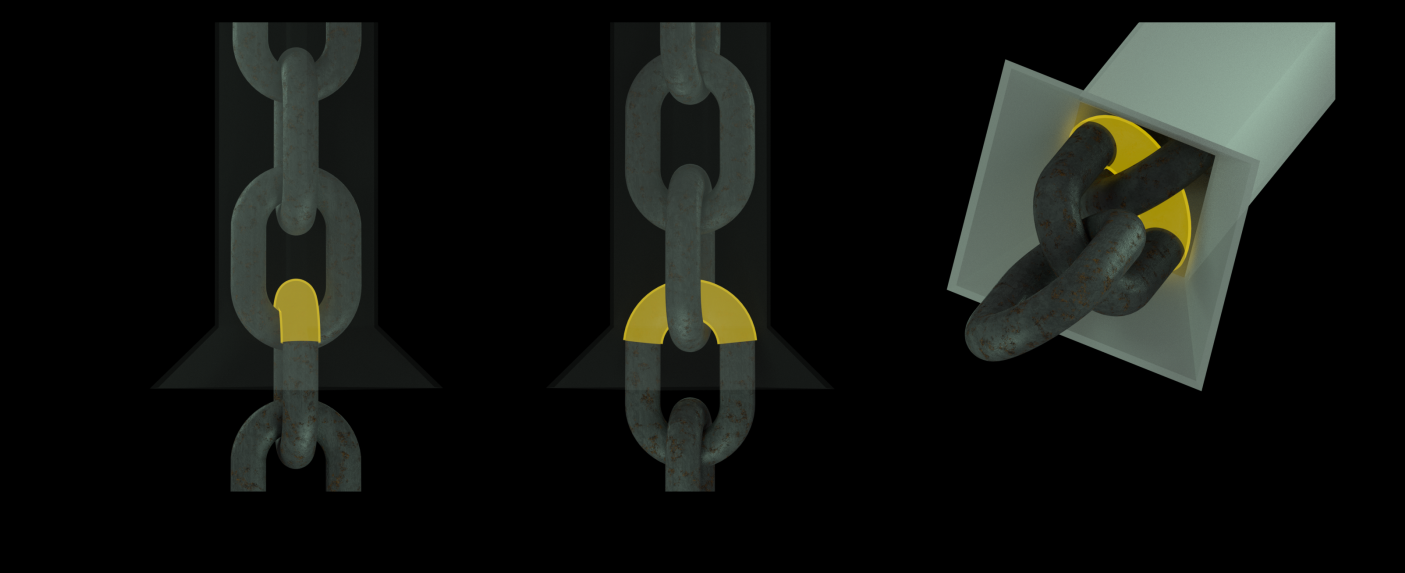 Photogrammetry - 3D Mooring link analysis