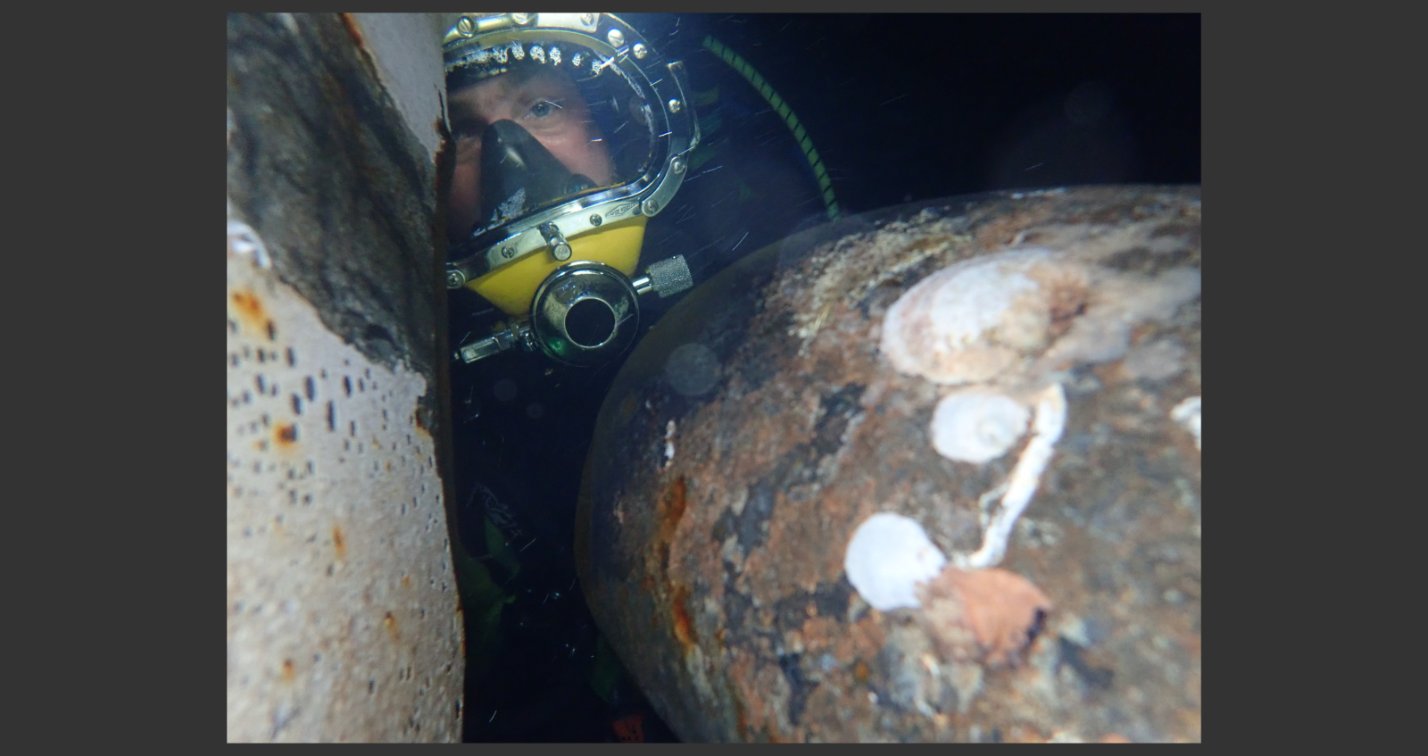 Photogrammetry - A diver on the job