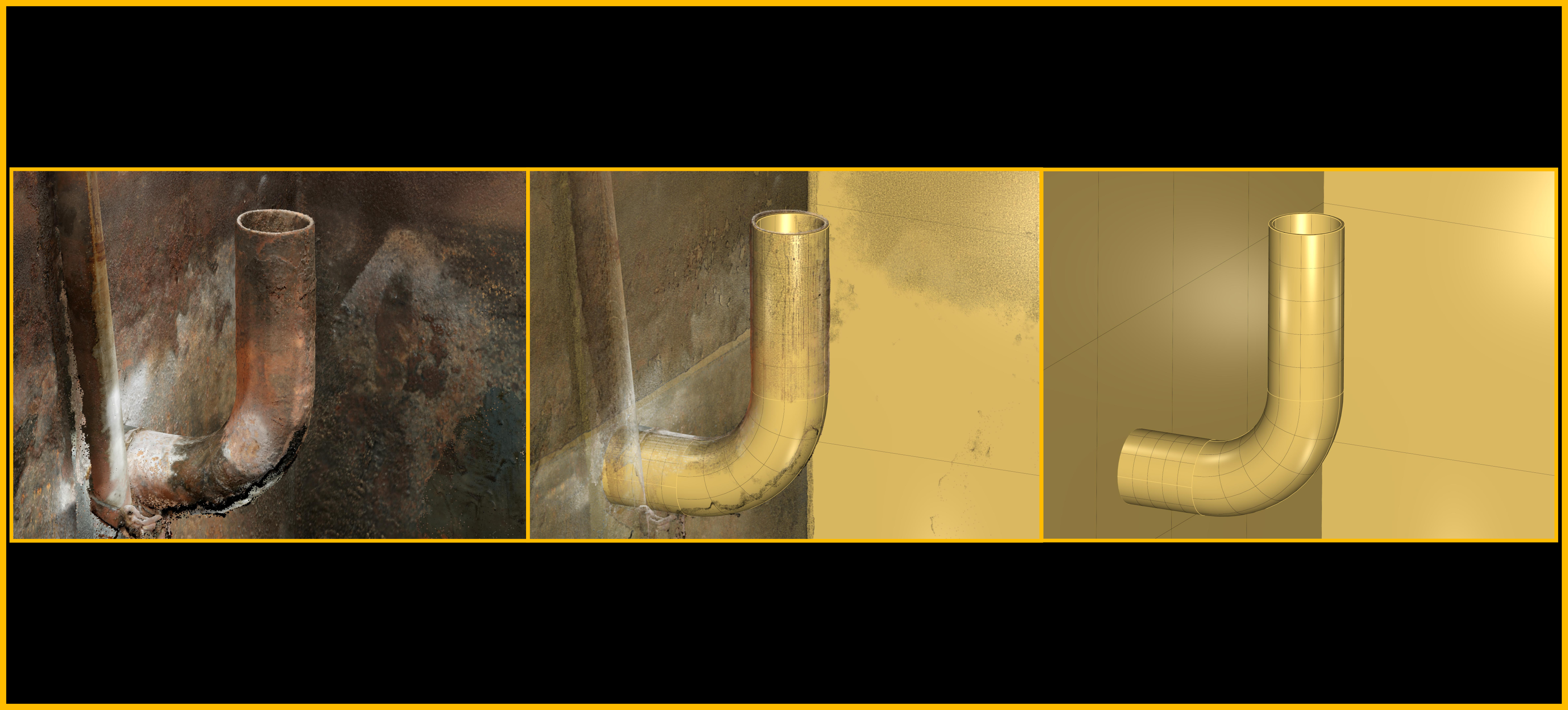 Subsea Photogrammetry. 3D CAD & RAW IMAGE