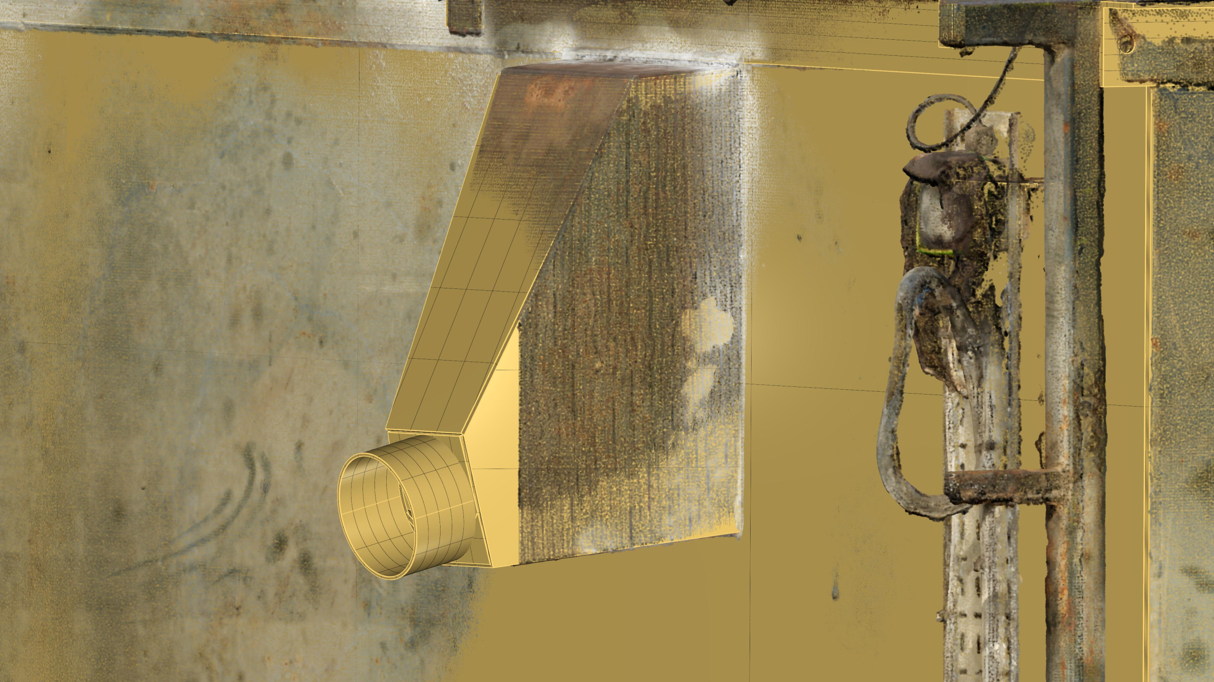 RAW 3D Data & CAD.Chute assembly