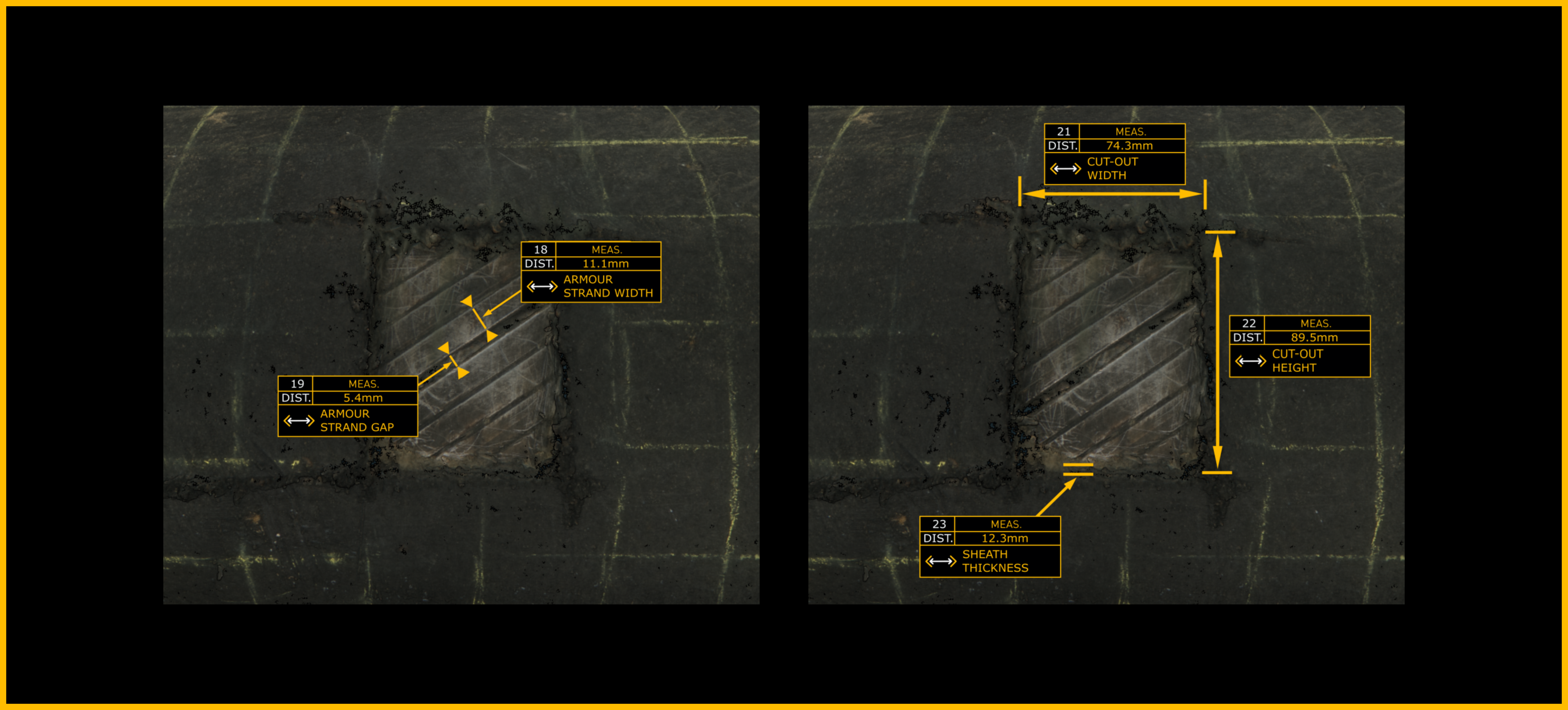 Subsea Photogrammetry. Anomaly measurement