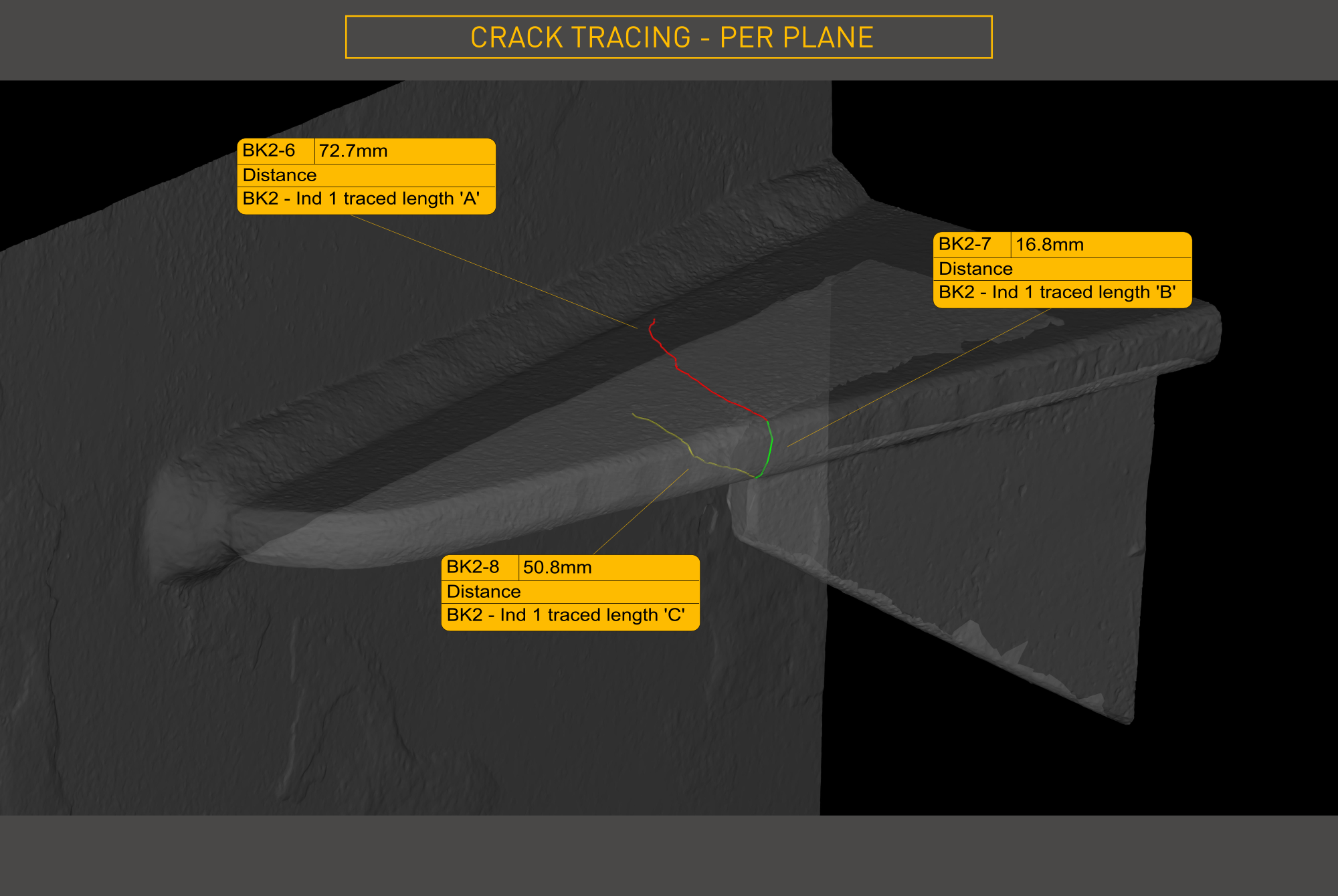 FPSO Bilge Keel crack tracing - 3D Photogrammetry - Subsea