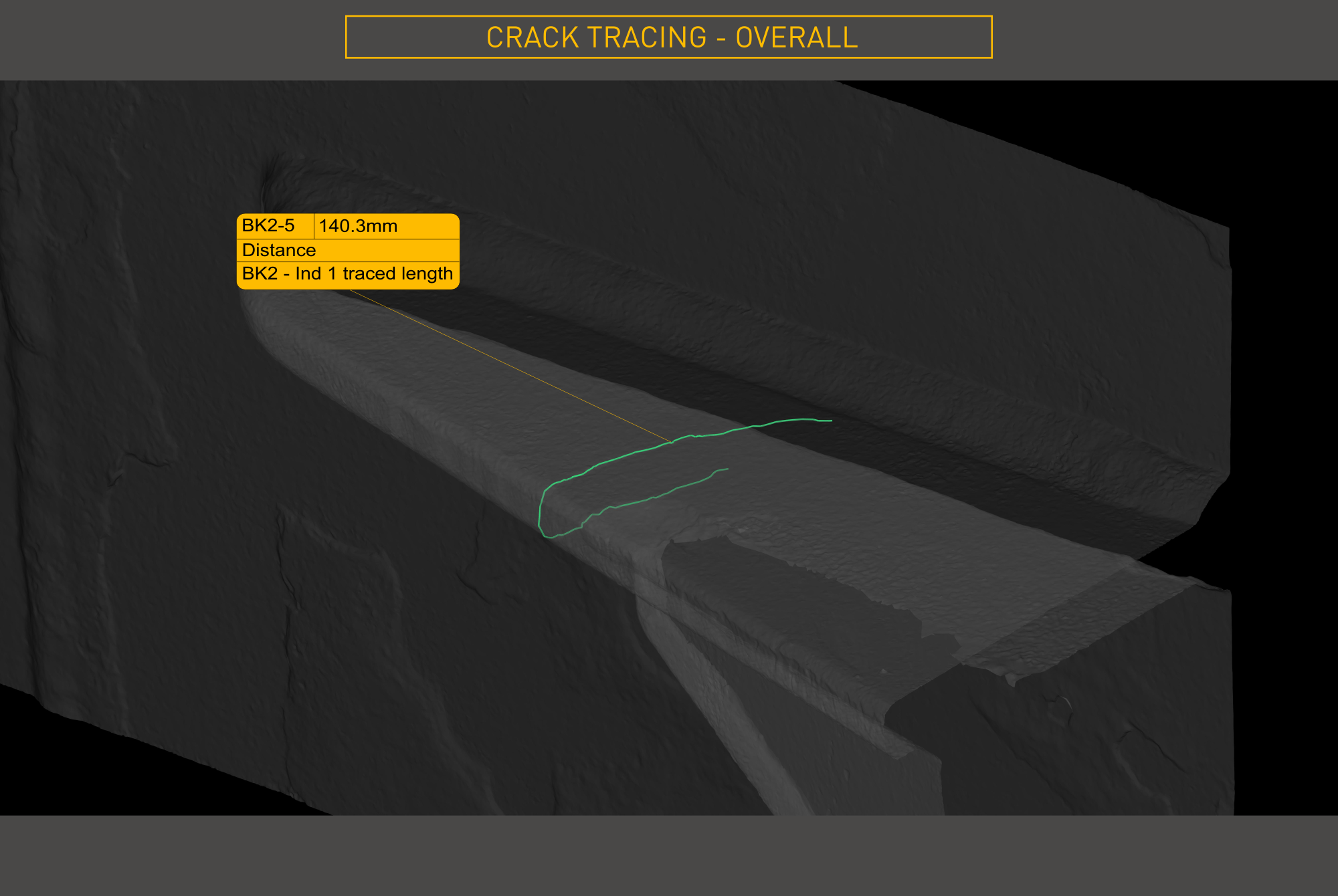 FPSO Bilge Keel crack tracing - 3D Photogrammetry - Subsea